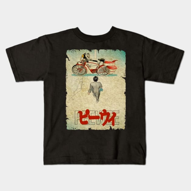 Peewee Akira Style - Best Seller Kids T-Shirt by MushroomSkull Art